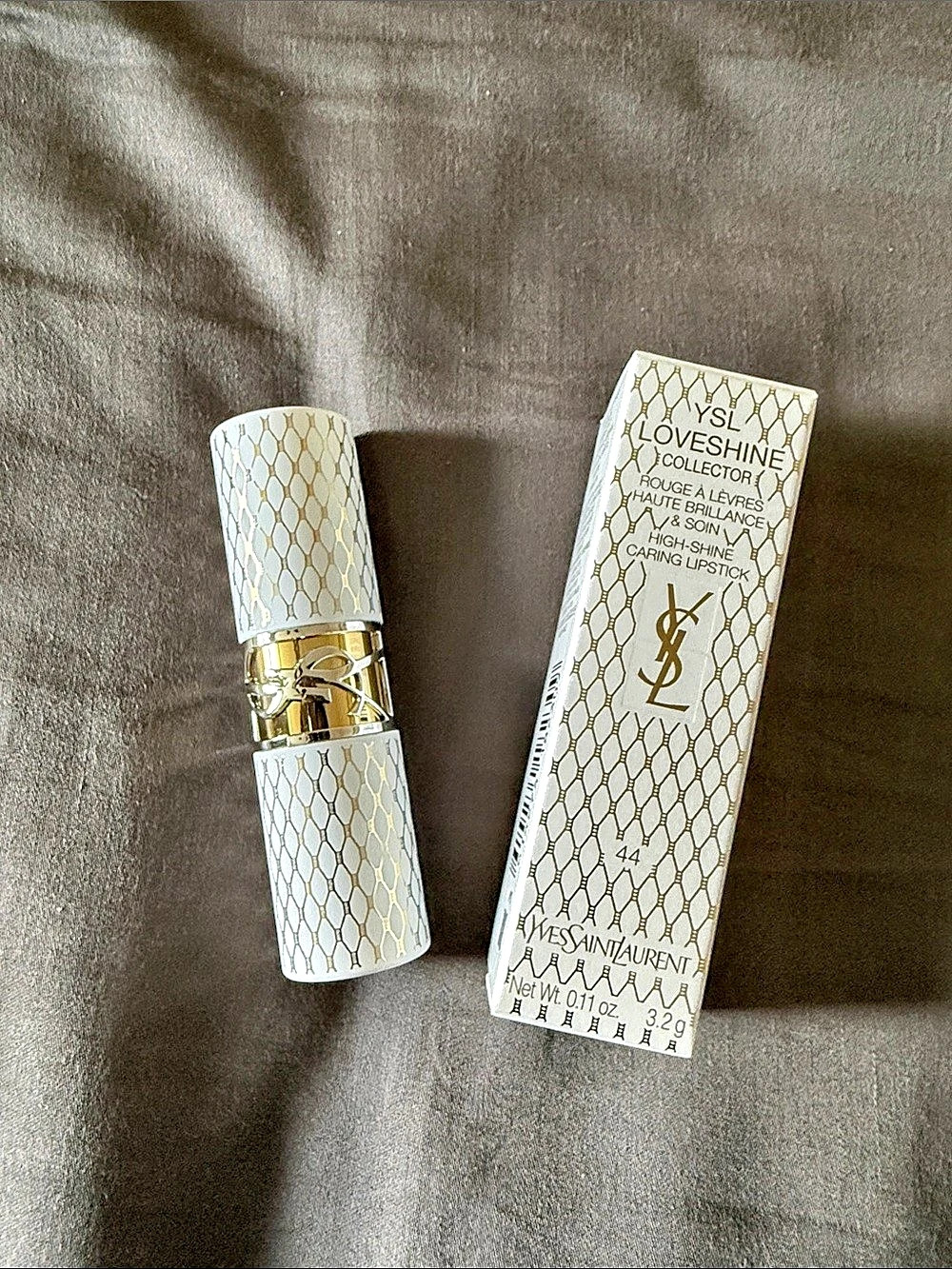 YSL Loveshine Collector 44 Nude Lavallière Lipstick NWT